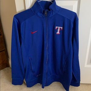 Men’s Nike Dri-Fit Texas Rangers zip up jacket